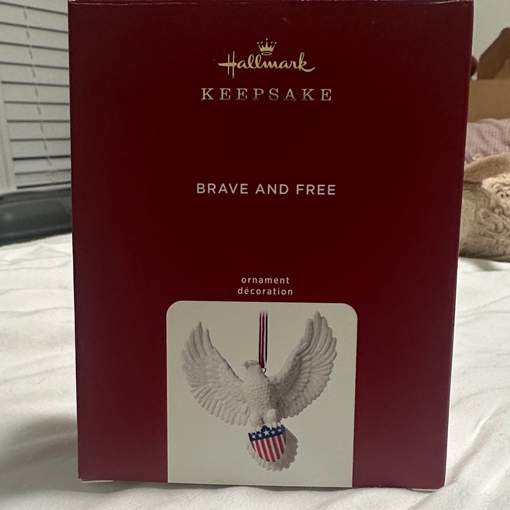 2020 Hallmark Keepsake Brave and Free Red White Blue Ornament